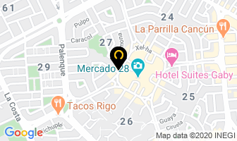 Mapa de Gemas De America Sa De Cv en Cancún