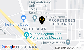 Mapa de Genesis Distribuidora Del Mar en Mexicali