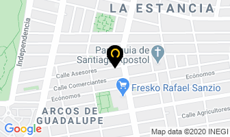 Mapa de Génesis Full Nutrition en Zapopan