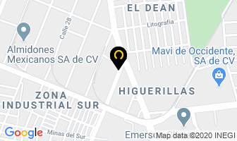 Mapa de Ginco Cocinas Integrales Modulares en Guadalajara