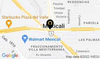 Mapa de Golden Rent A Car en Mexicali