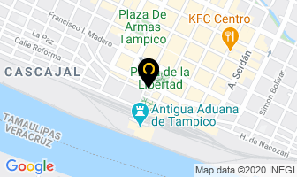 Mapa de Gran Hotel Sevilla en Tampico