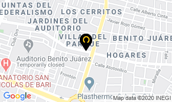 Mapa de Gruas Aguirre en Zapopan