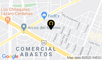 Mapa de Gruas Javier Lamas M en Guadalajara