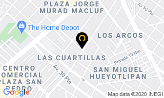 Mapa de Grupo Aguspe en Puebla