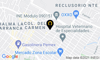 Mapa de Grupo Gama en Ciudad de Mexico