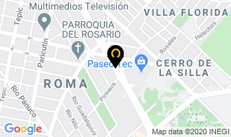 Mapa de Grupo Gesta Motors en Monterrey