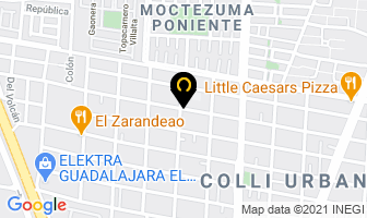 Mapa de Grupo Grinox en Zapopan