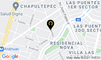 Mapa de Grupo Inova en San Nicolás de los Garza