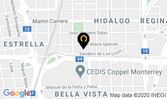 Mapa de Grupo Pronatur en Monterrey