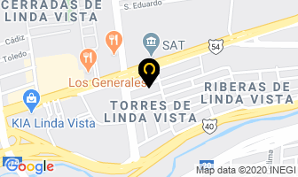 Mapa de Grupo Rivero en Monterrey