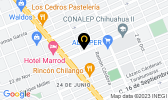 Mapa de Grupo Rivhers en Chihuahua