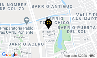 Mapa de Grupo Senda en Monterrey