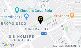 Mapa de Gt&a Servicios Legales en Monterrey