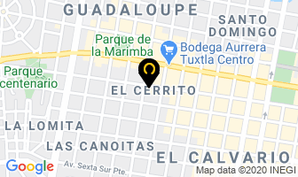 Mapa de Guayaberas Finas Cab en Tuxtla Gutiérrez