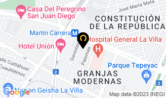 Mapa de Gui-Mex en Gustavo A. Madero