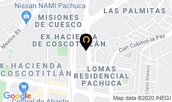 Mapa de Hg Performance Center. en Pachuca de Soto