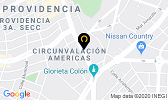 Mapa de Hgi Mexico en Guadalajara