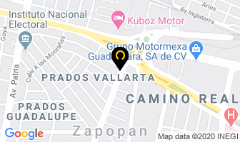 Mapa de Hit Producciones en Zapopan