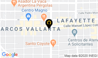 Mapa de Hombre Vital en Guadalajara