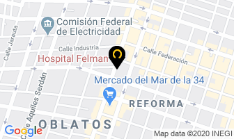 Mapa de Hospital Felman en Guadalajara