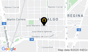 Mapa de Hospital Nuevo Nacimiento en Monterrey