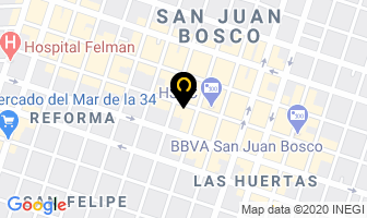 Mapa de Hospital San Juan Bosco en Guadalajara