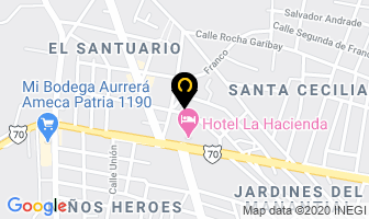 Mapa de Hospital Santa Fe en Ameca