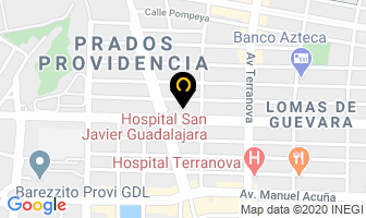 Mapa de Hospital Sn Javier en Guadalajara