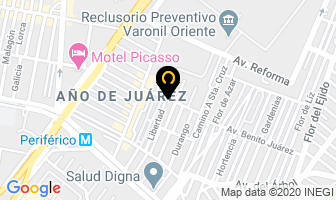 Mapa de Hospital Veterinario en Ciudad de Mexico