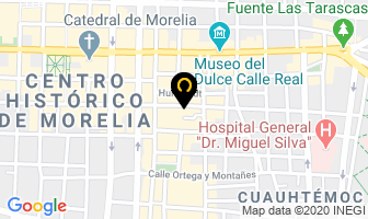 Mapa de Hostal San Fransiskuni en Morelia
