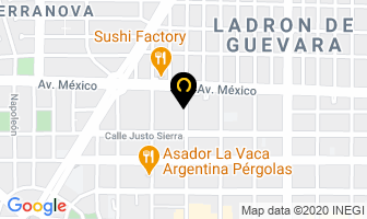 Mapa de Hotel & Suites Windsor en Guadalajara