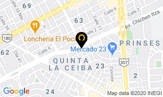 Mapa de Hotel Batab en Cancún