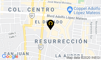 Mapa de Hotel Casa Blanca en Celaya