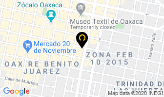 Mapa de Hotel Casa Colón en Oaxaca de Juárez
