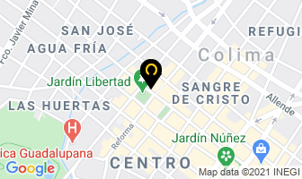 Mapa de Hotel Ceballos Sa De Cv en Colima