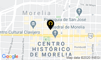 Mapa de Hotel De La Soledad en Morelia