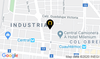 Mapa de Hotel El Salvador en Monterrey