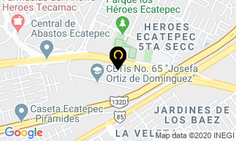 Mapa de Hotel Garden Plaza en Ecatepec de Morelos