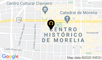 Mapa de Hotel Historia en Morelia