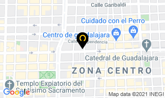 Mapa de Hotel Jorge Alejandro en Guadalajara