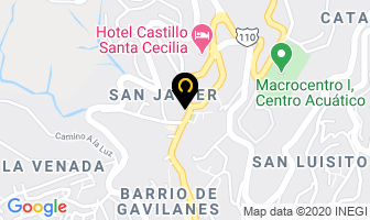 Mapa de Hotel La Abadia en Guanajuato