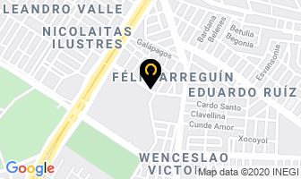 Mapa de Hotel La Casita en Morelia