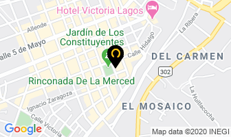 Mapa de Hotel La Troje en Lagos de Moreno