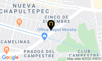 Mapa de Hotel Las Américas en Morelia
