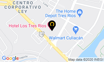 Mapa de Hotel Los Tres Rios en Culiacán