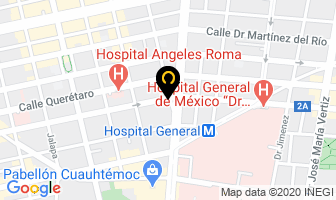Mapa de Hotel Marbella en Ciudad de Mexico