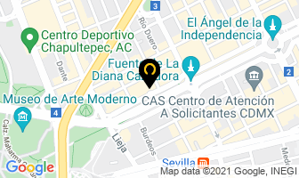 Mapa de Hotel Marquis Reforma en Ciudad de Mexico