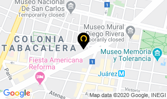 Mapa de Hotel Melia, Mexico Reforma en Ciudad de Mexico