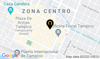 Mapa de Hotel Montecarlo en Tampico